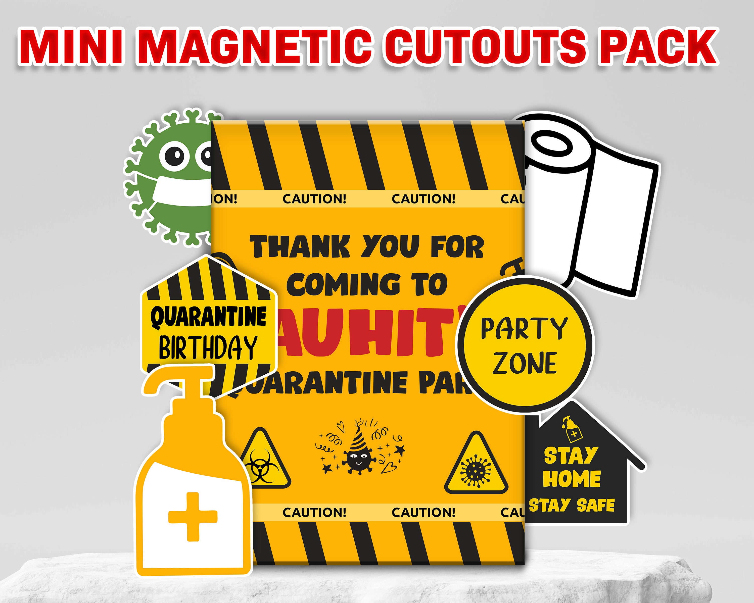 Quarantine Theme Mini Magnetic Return Gift Pack