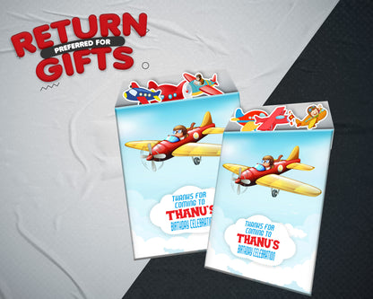 Aeroplane Theme Mini Magnetic Return Gift Pack