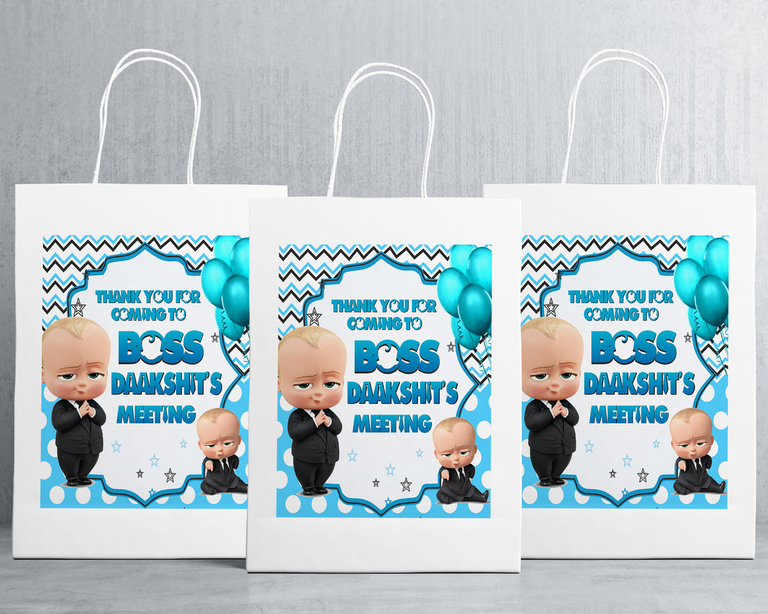 Boss Baby Theme Oversized Return Gift Bag