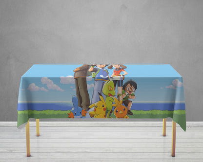 Pokemon Personalized Theme Cake Tablecover