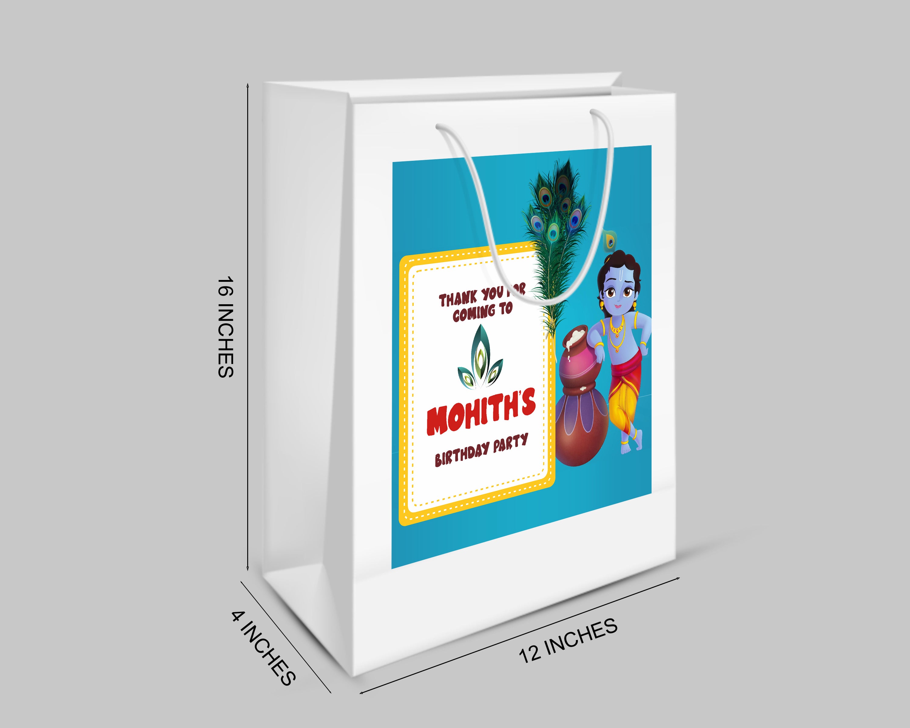 Little Krishna Theme Oversized Return Gift Bag - image 2 of 5 | Party Supplies India