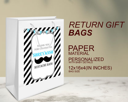 Little Man  theme Oversized Return Gift Bag - image 3 of 5 | Party Supplies India