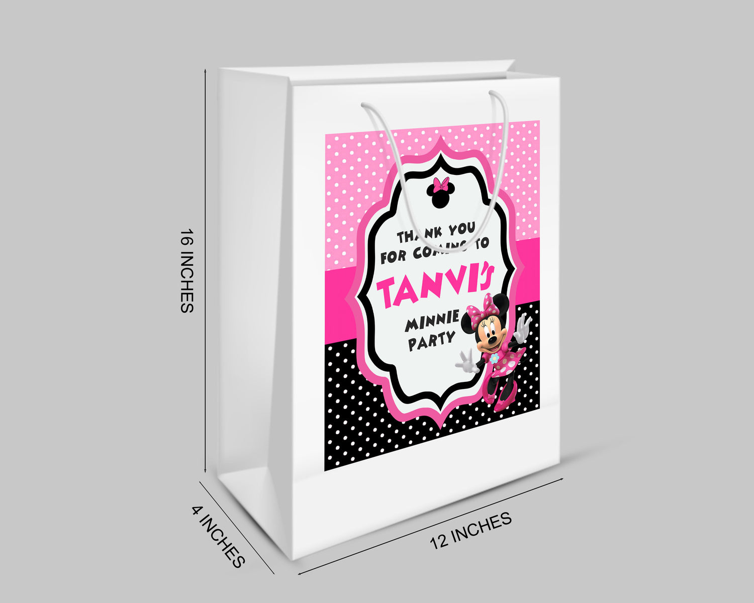 Minnie Mouse Theme Oversized Return Gift Bag - image 2 of 5 | Party Supplies India