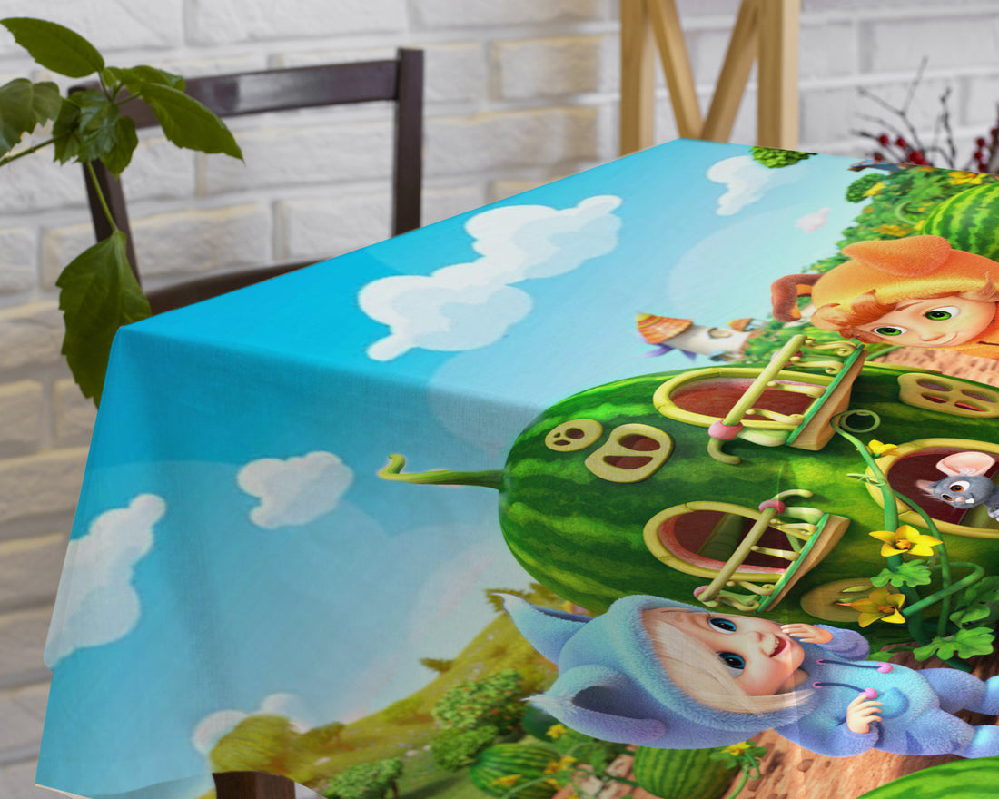 PSI Dave And Ava Theme Cake Tablecover