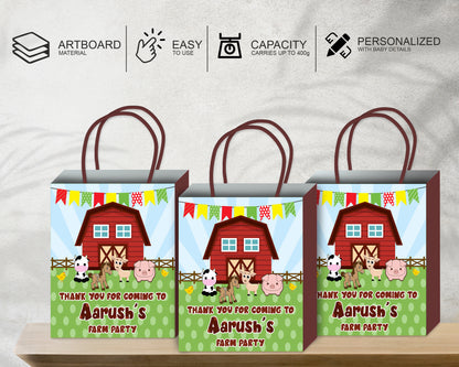 Farm Theme Return Gift Bag