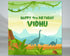 Dinosaur Theme Customized Square Backdrop - image 1 of 4 | Party Supplies India