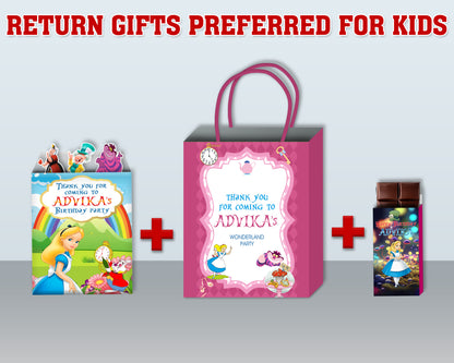 Alice in the Wonderland Theme Return Gift Combo
