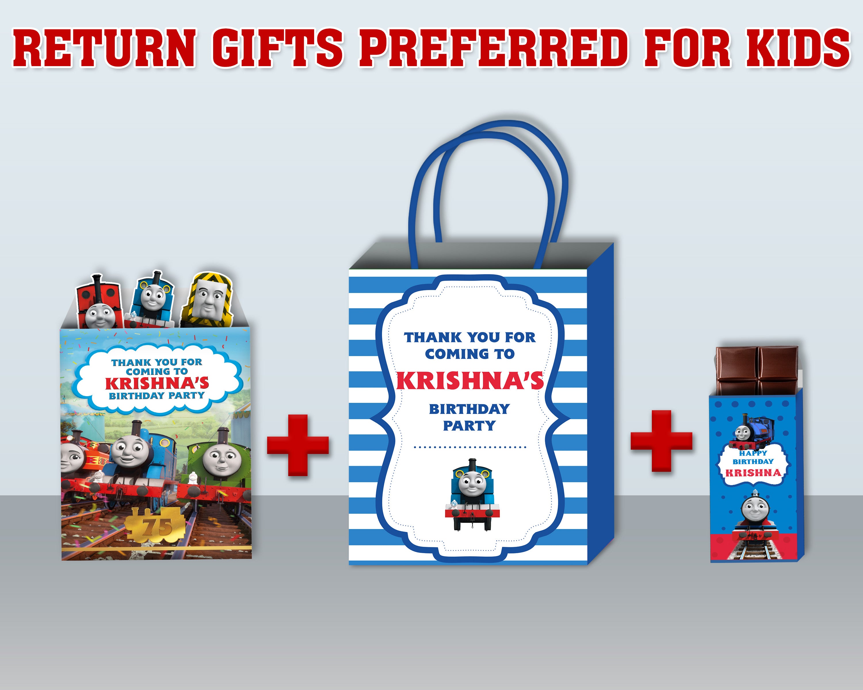 Thomas and Friends Theme Return Gift Combo