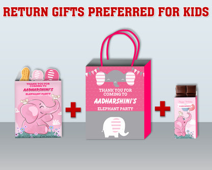 PSI Pink Elephant Theme Return Gift Combo