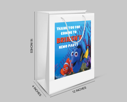 Nemo and Dory Theme Oversized Return Gift Bag