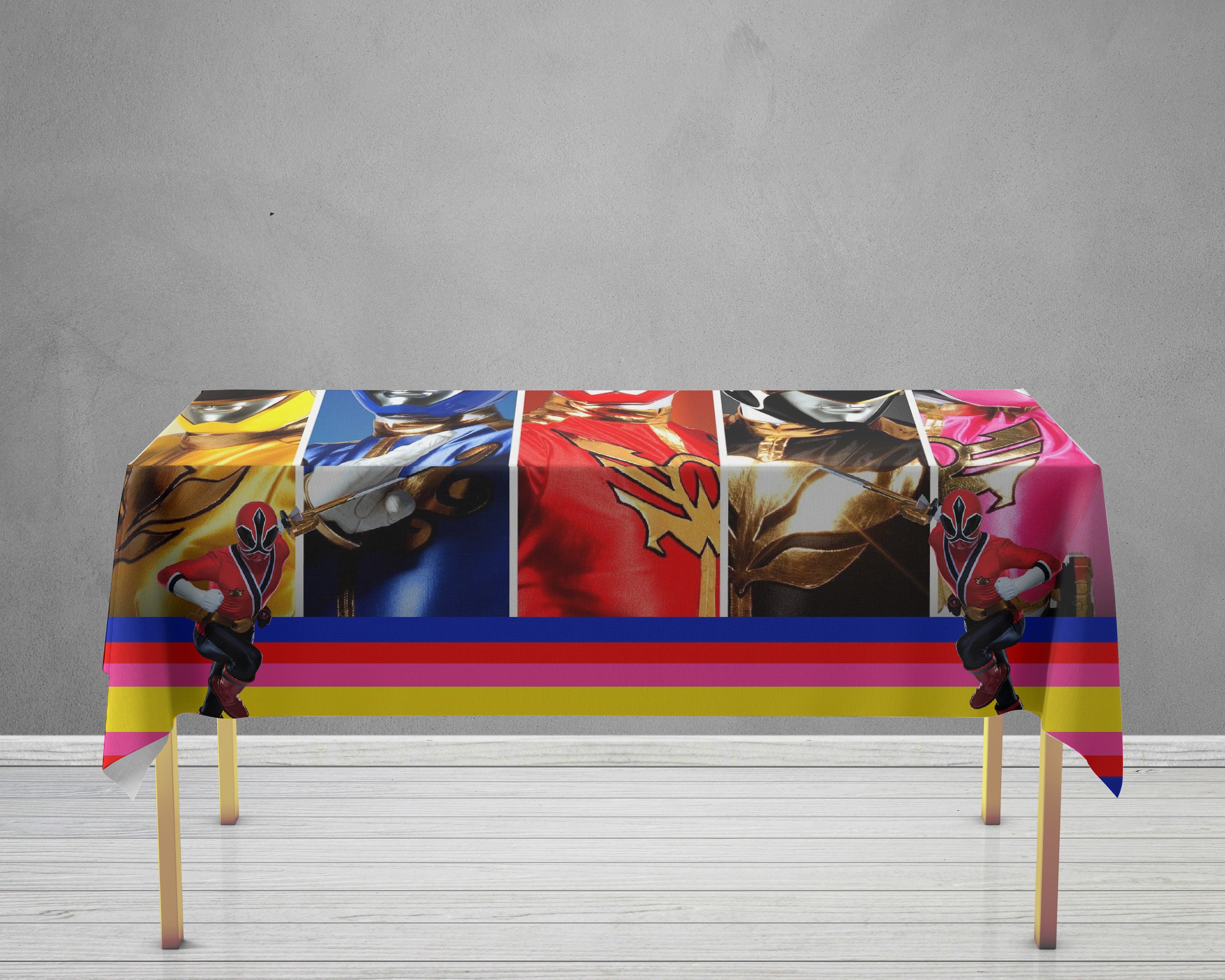 Power Rangers Theme Cake Tablecover | Party Supplies India Online