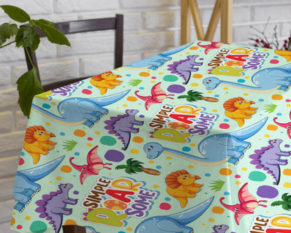 Dinosaur Theme Cake Tablecover