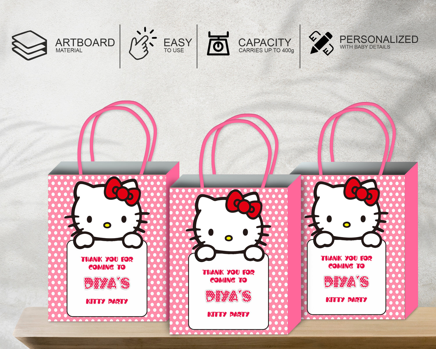 Hello Kitty Theme Return Gift Bag