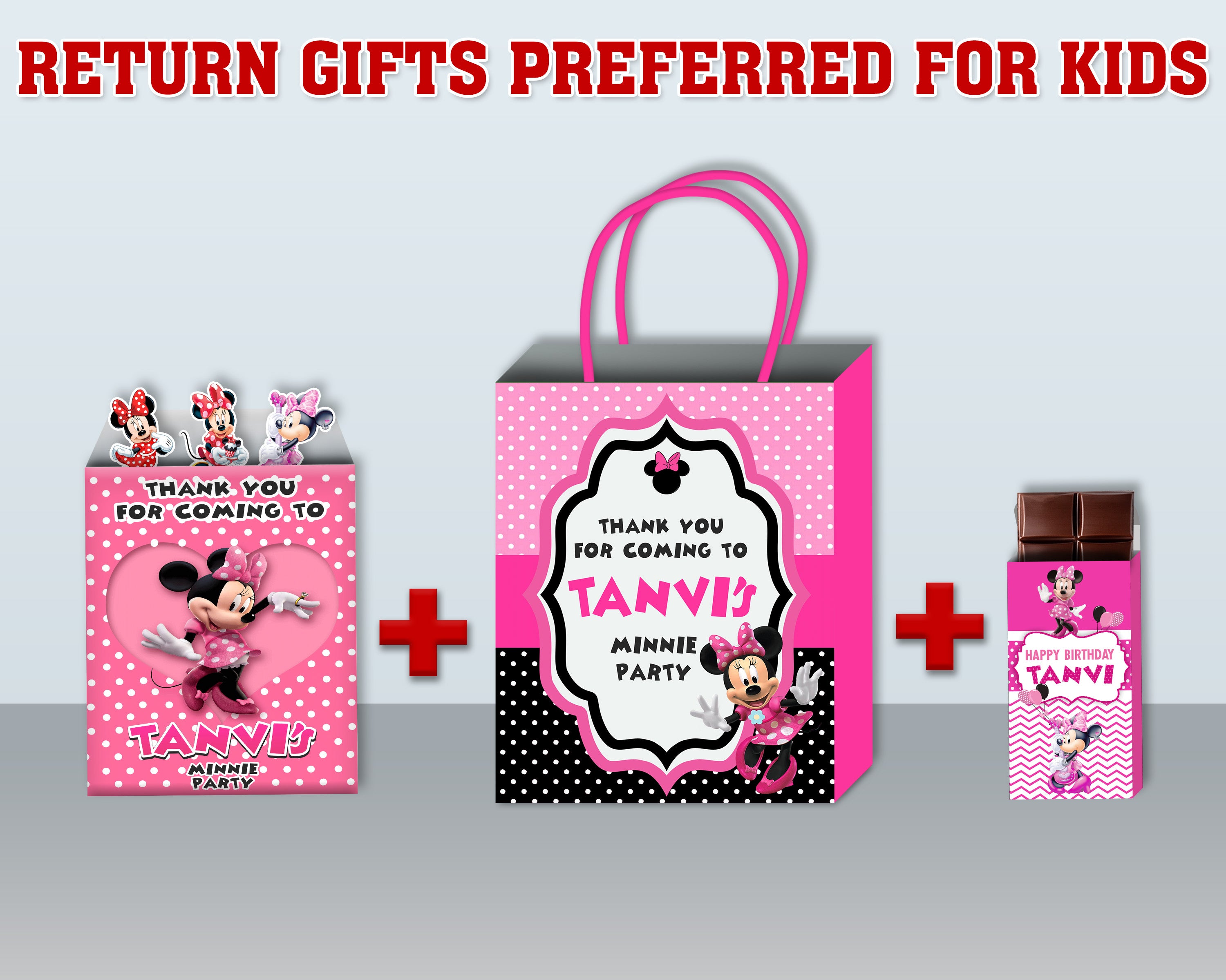 Minnie Mouse Theme Return Gift Combo