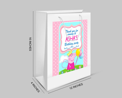 Peppa Pig Girl Oversized Return Gift Bag