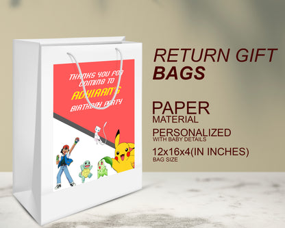 Pokemon Theme Oversized Return Gift Bag