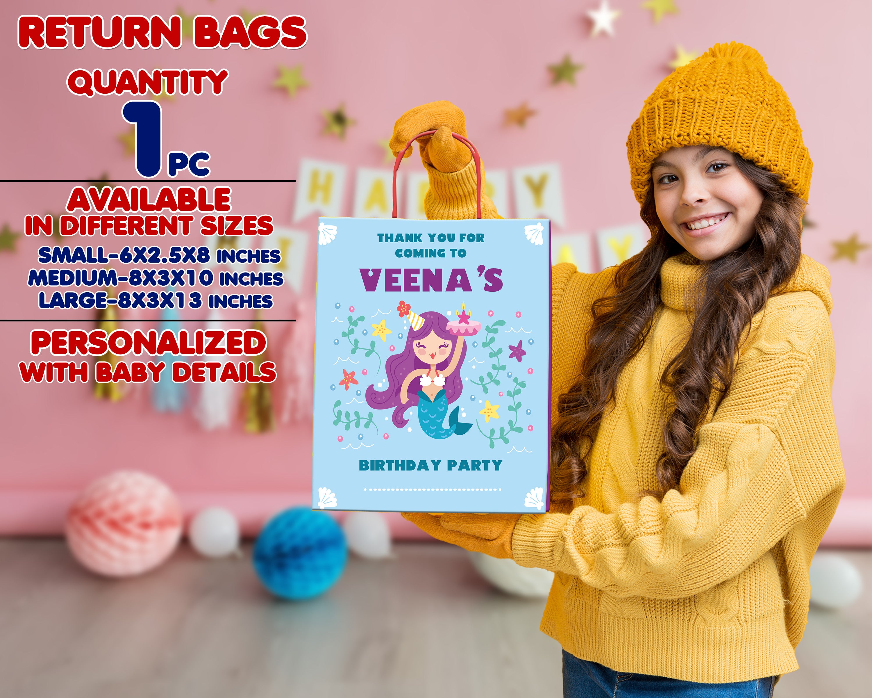 Mermaid Theme Return Gift Combo