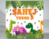 Dinosaur Theme Square Backdrop - image 1 of 4 | Party Supplies India