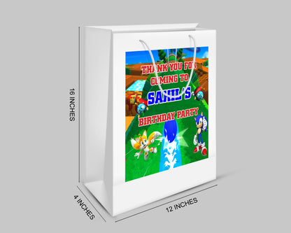 Sonic The Hedgehog Theme Oversized Return Gift Bag - image 2 of 5 | Party Supplies India