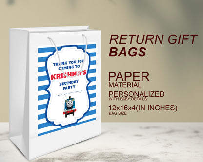 Thomas And Friends Theme Oversized Return Gift Bag - image 3 of 5 | Party Supplies India