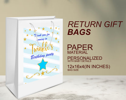 Twinkle Twinkle Little Star Girl Theme Oversized Return Gift Bag