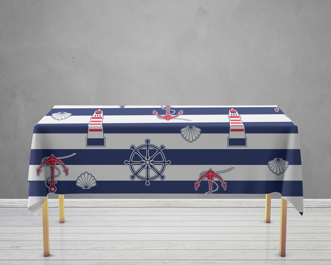 Sailor Theme Cake Tablecover
