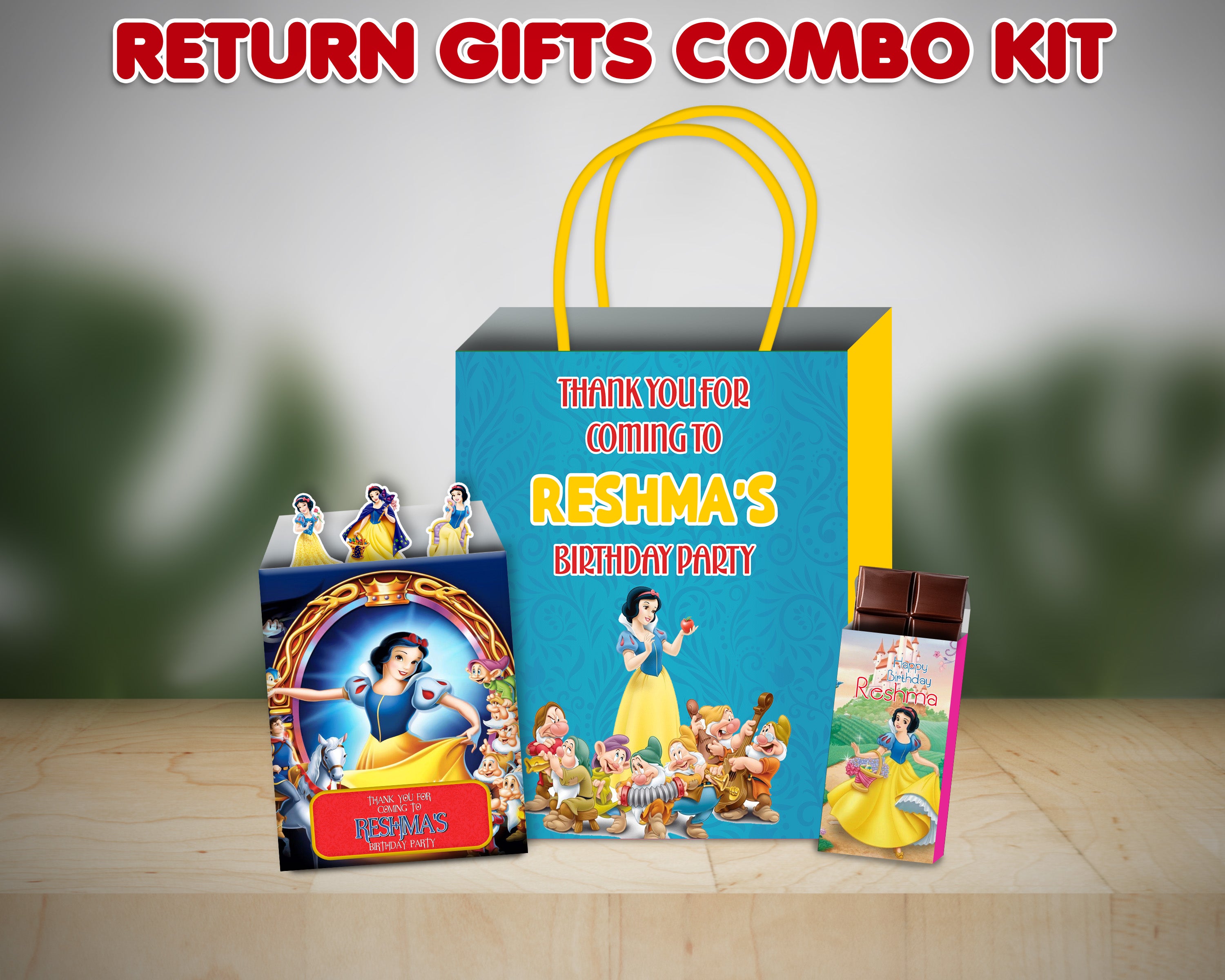 Snow and White Theme Return Gift Combo