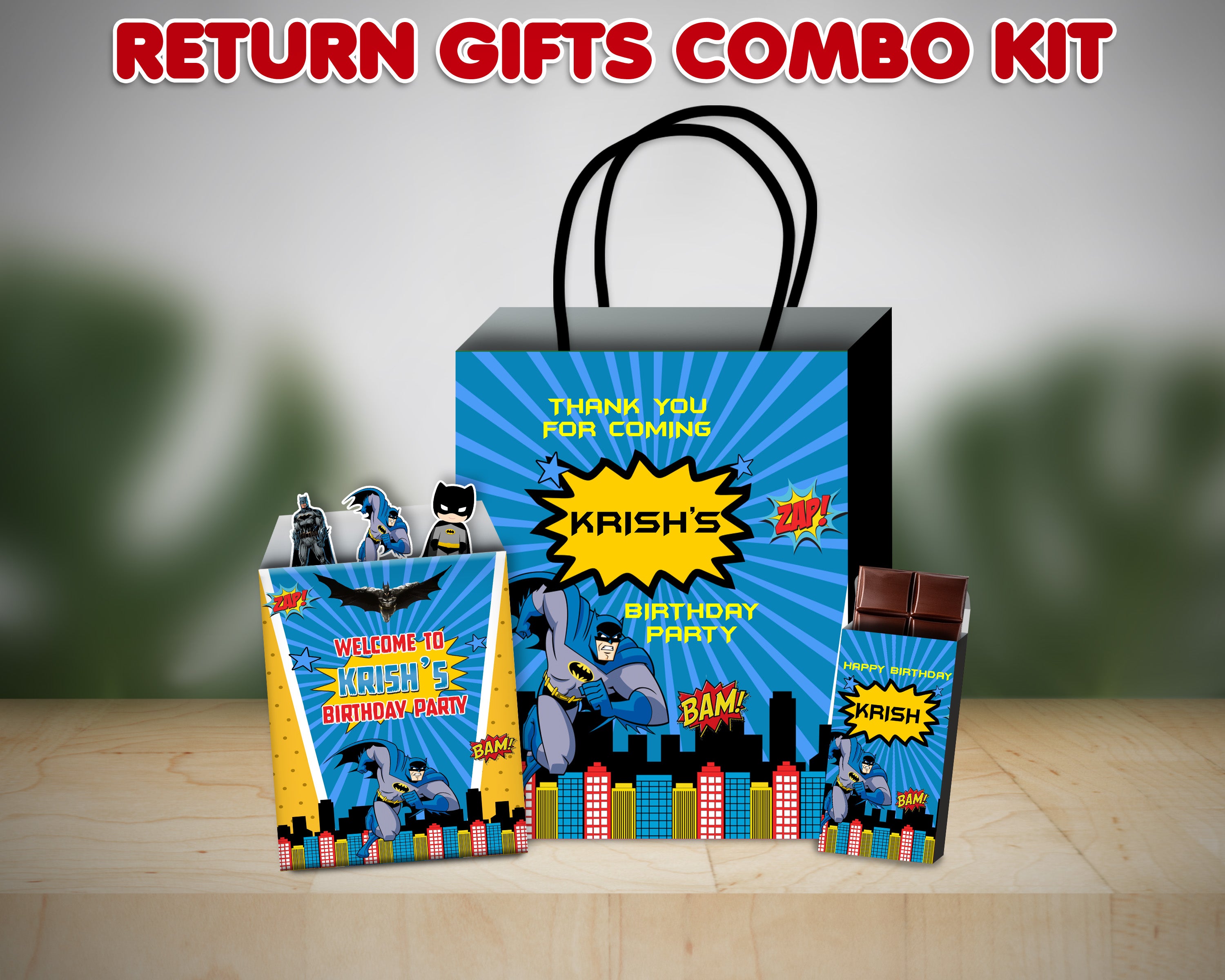 Batman Theme Return Gift Combo