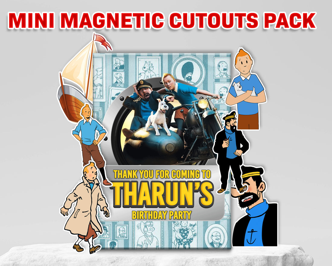 Tin Tin theme Mini Magnetic Return Gift Pack