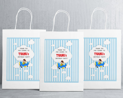 Aeroplane Theme Oversized Return Gift Bag - image 1 of 5 | Party Supplies India