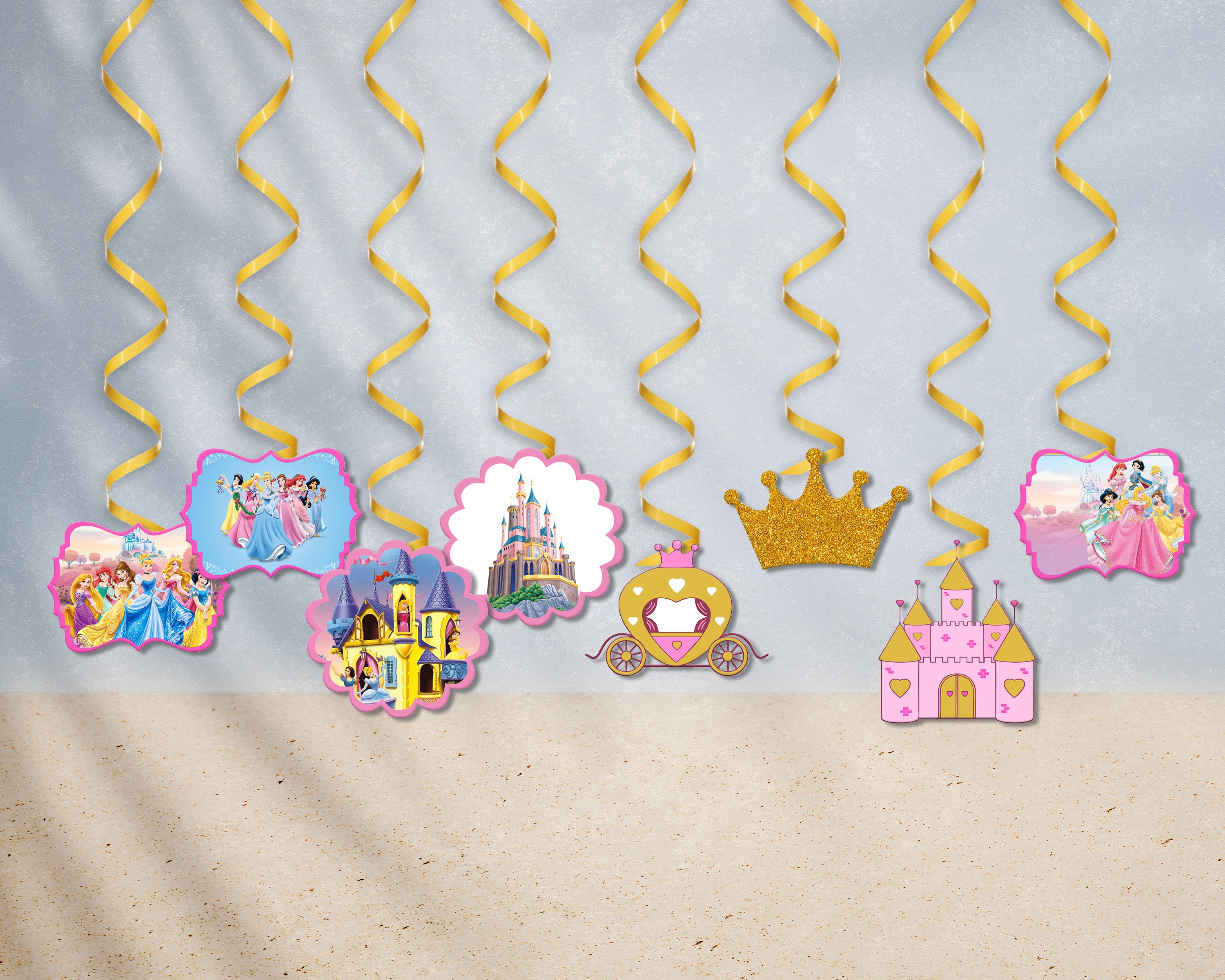 Princess Theme Swirls
