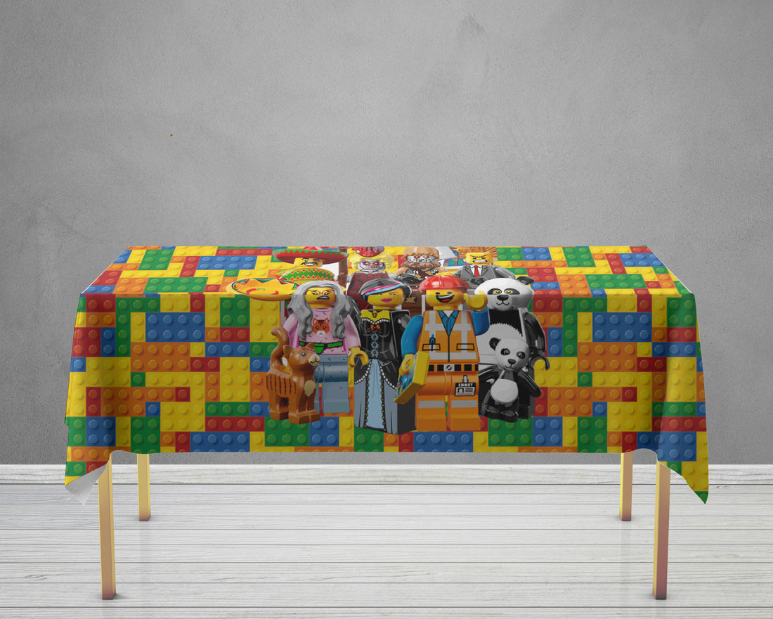 Lego Theme Cake Tablecover