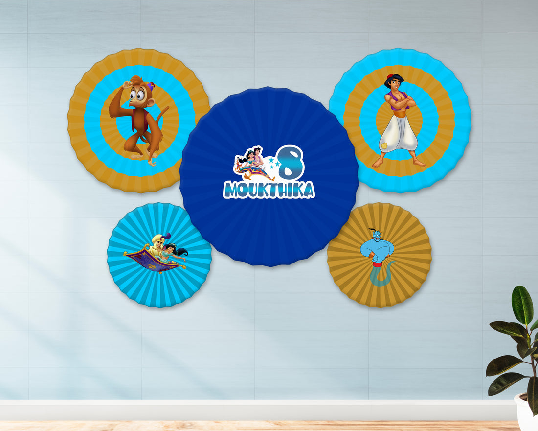 Aladdin Theme Paper Fan