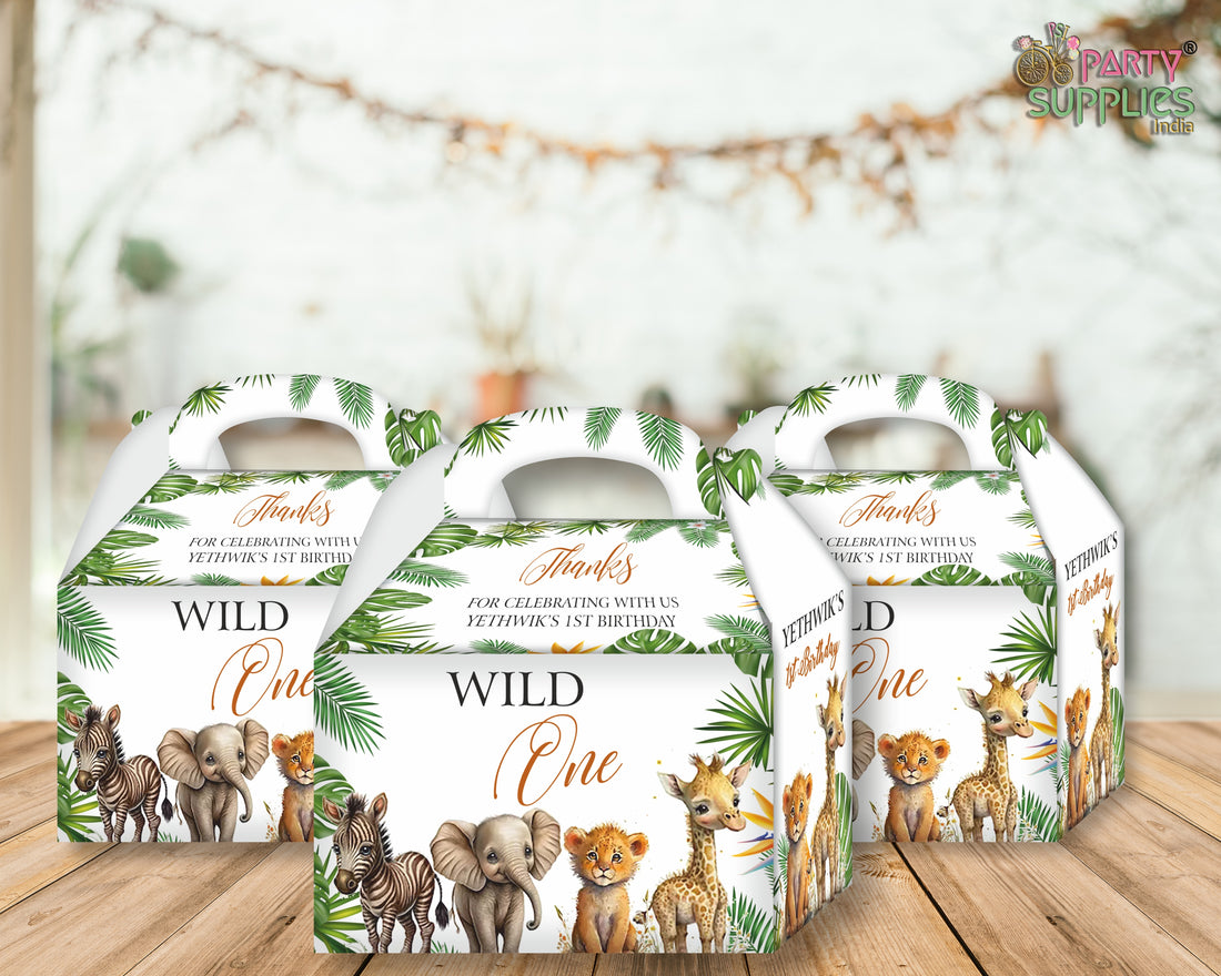 Jungle Theme PREMIUM GOODIE RETURN GIFT BOXES