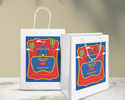 Circus Theme Oversized Return Gift Bag