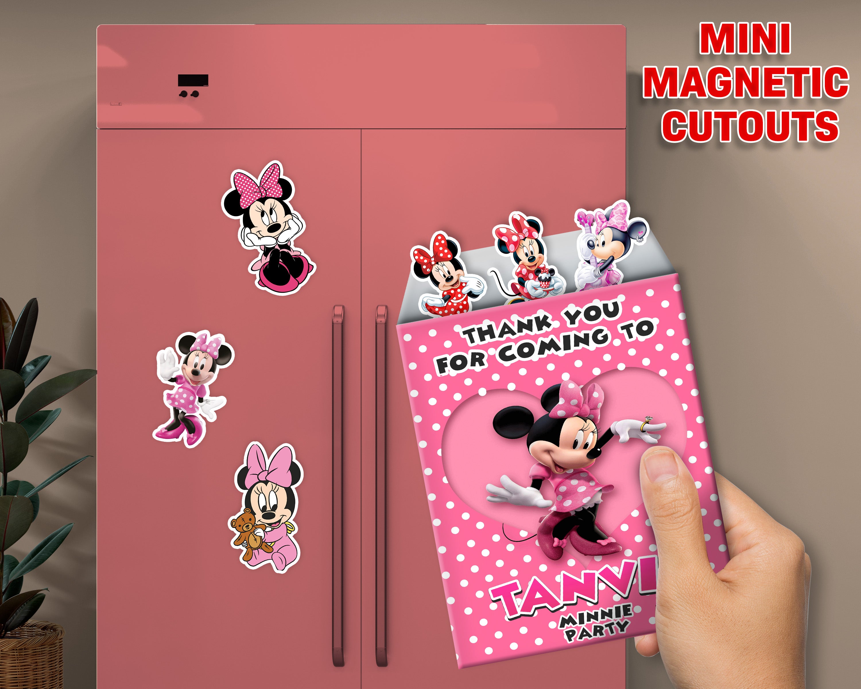 Minnie Mouse  Theme Mini Magnetic Return Gift Pack