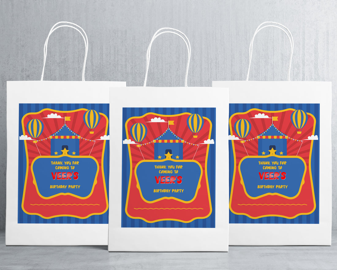 Circus Theme Oversized Return Gift Bag