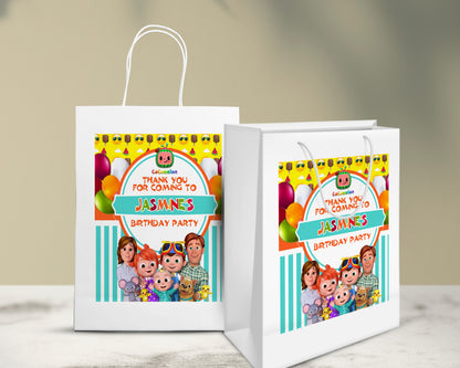 Cocomelon Girl Theme Oversized Return Gift Bag - image 5 of 5 | Party Supplies India