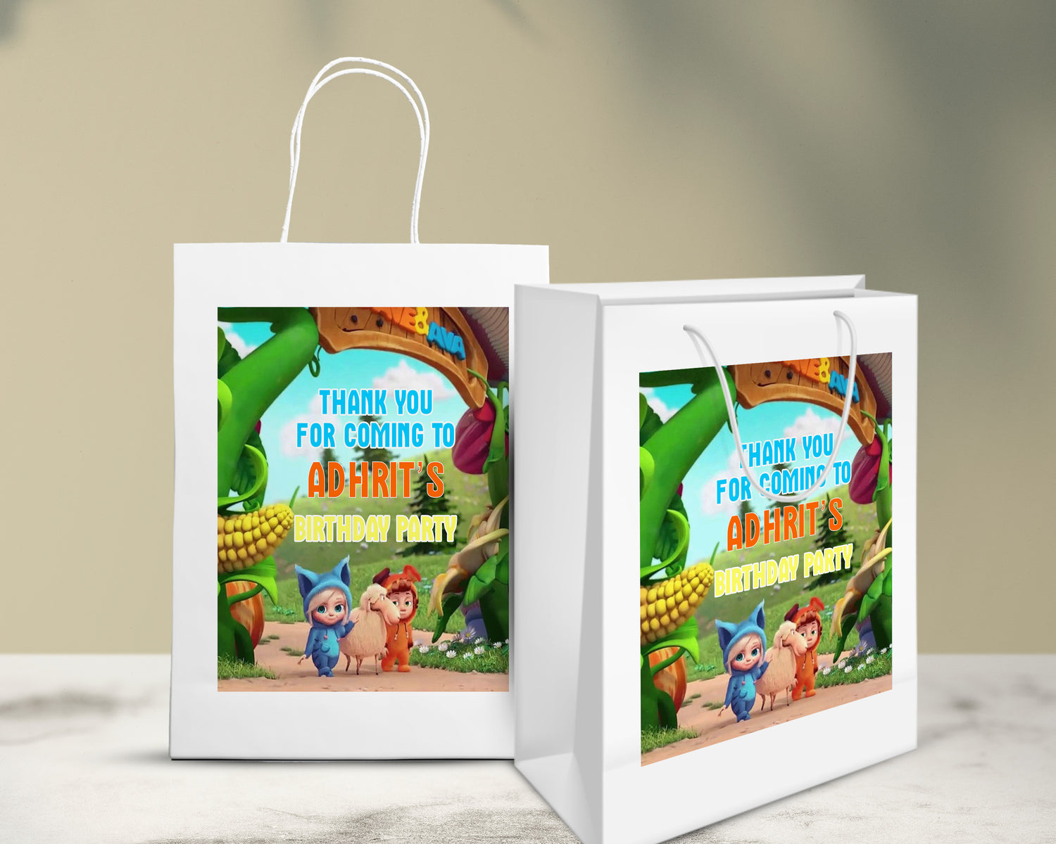 Dave And Ava Theme Oversized Return Gift Bag - image 5 of 5 | Party Supplies India