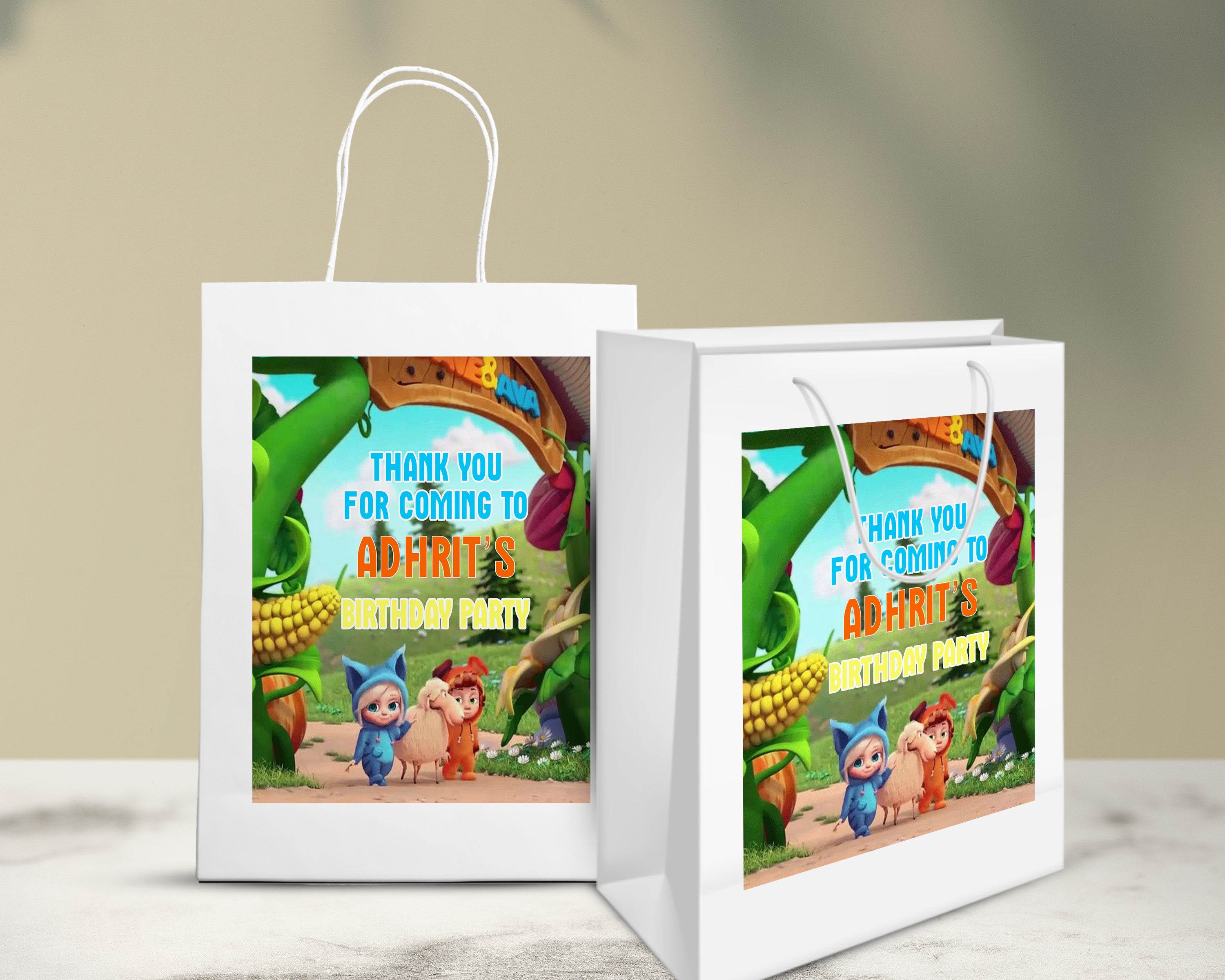 Dave And Ava Theme Oversized Return Gift Bag - image 5 of 5 | Party Supplies India