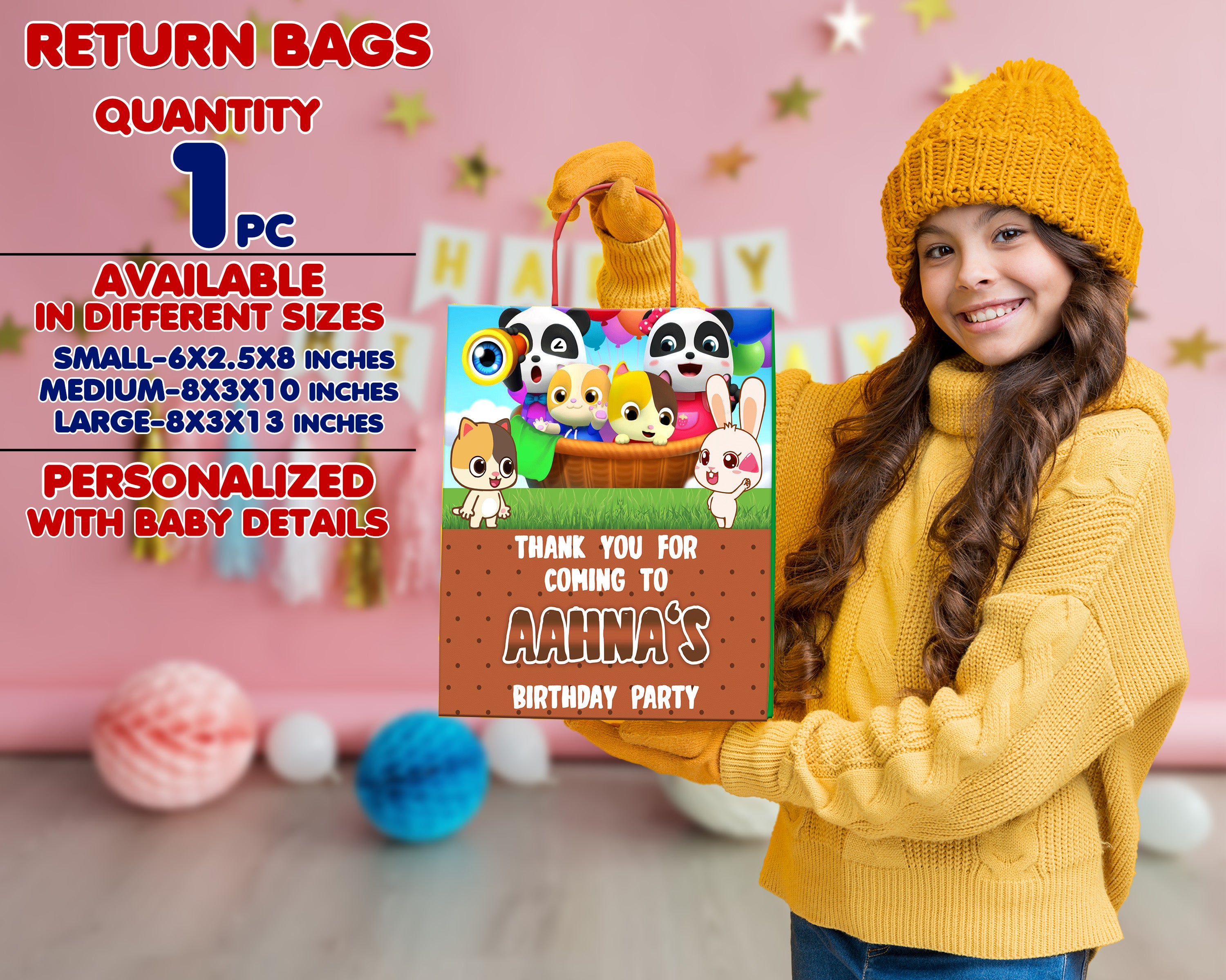 Baby Bus Theme Return Gift Combo