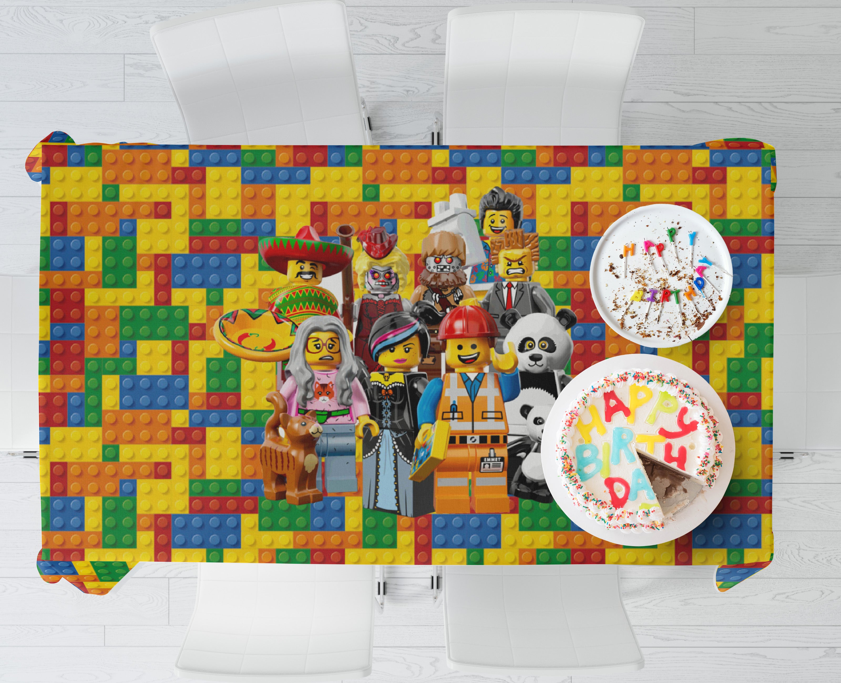 Lego Theme Cake Tablecover