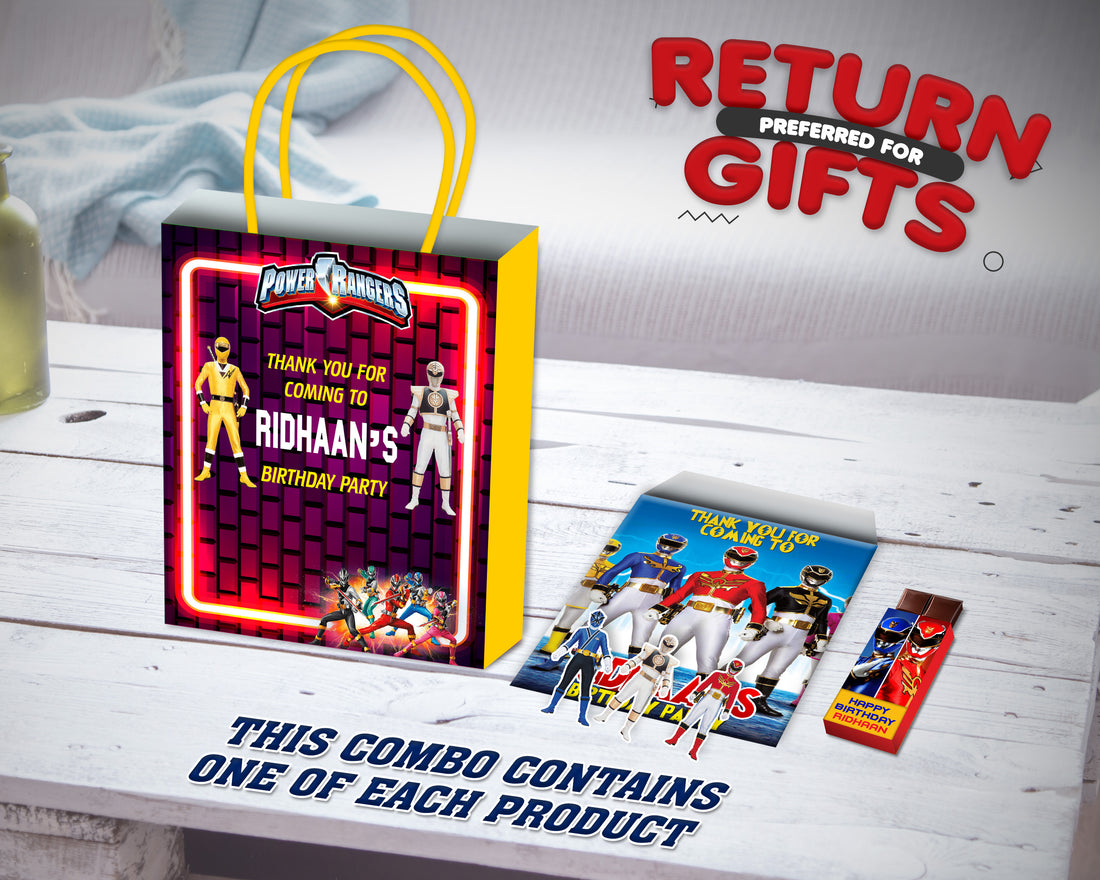 PSI Power Rangers Theme Return Gift Combo