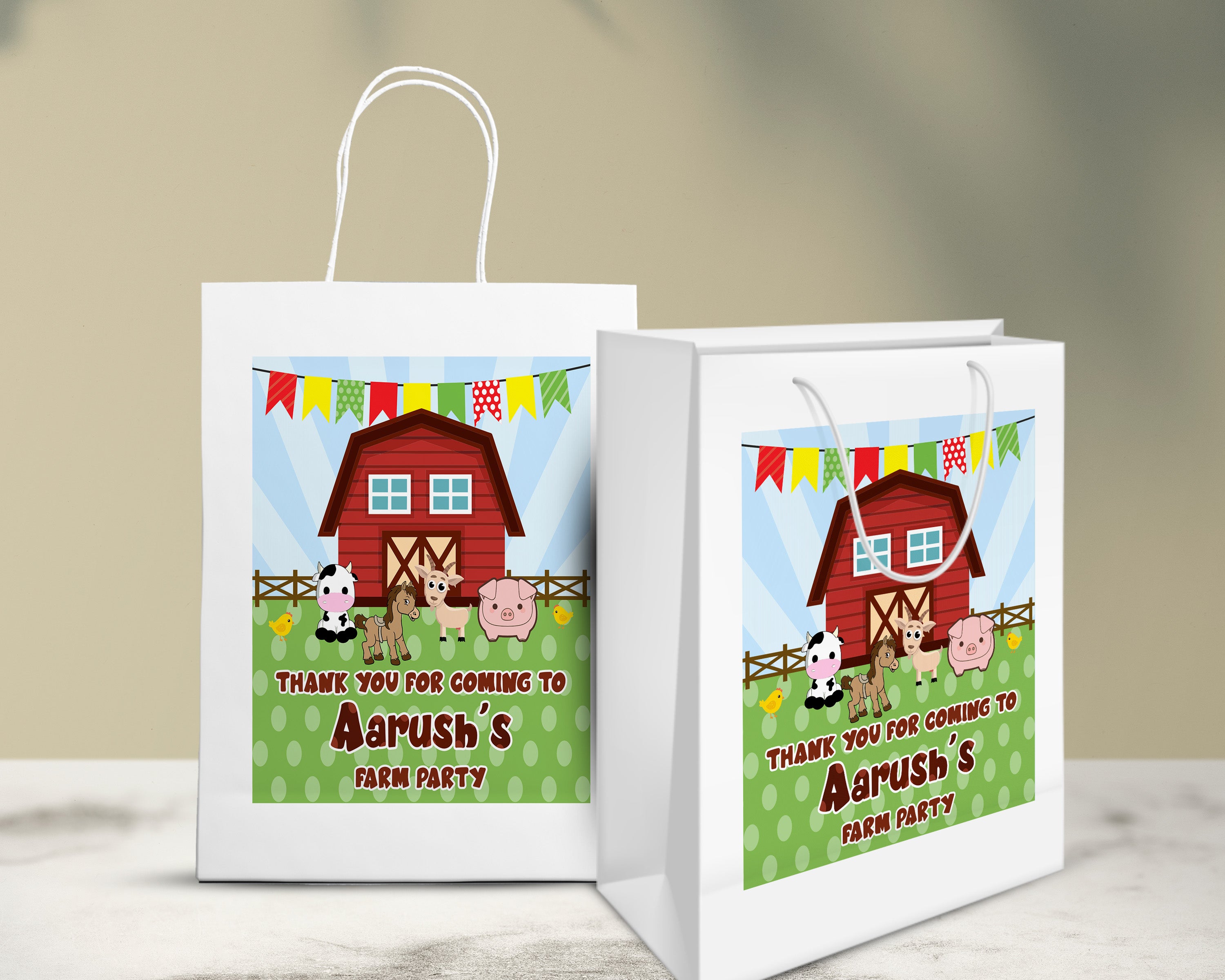 Farm Theme Oversized Return Gift Bag - image 5 of 5 | Party Supplies India
