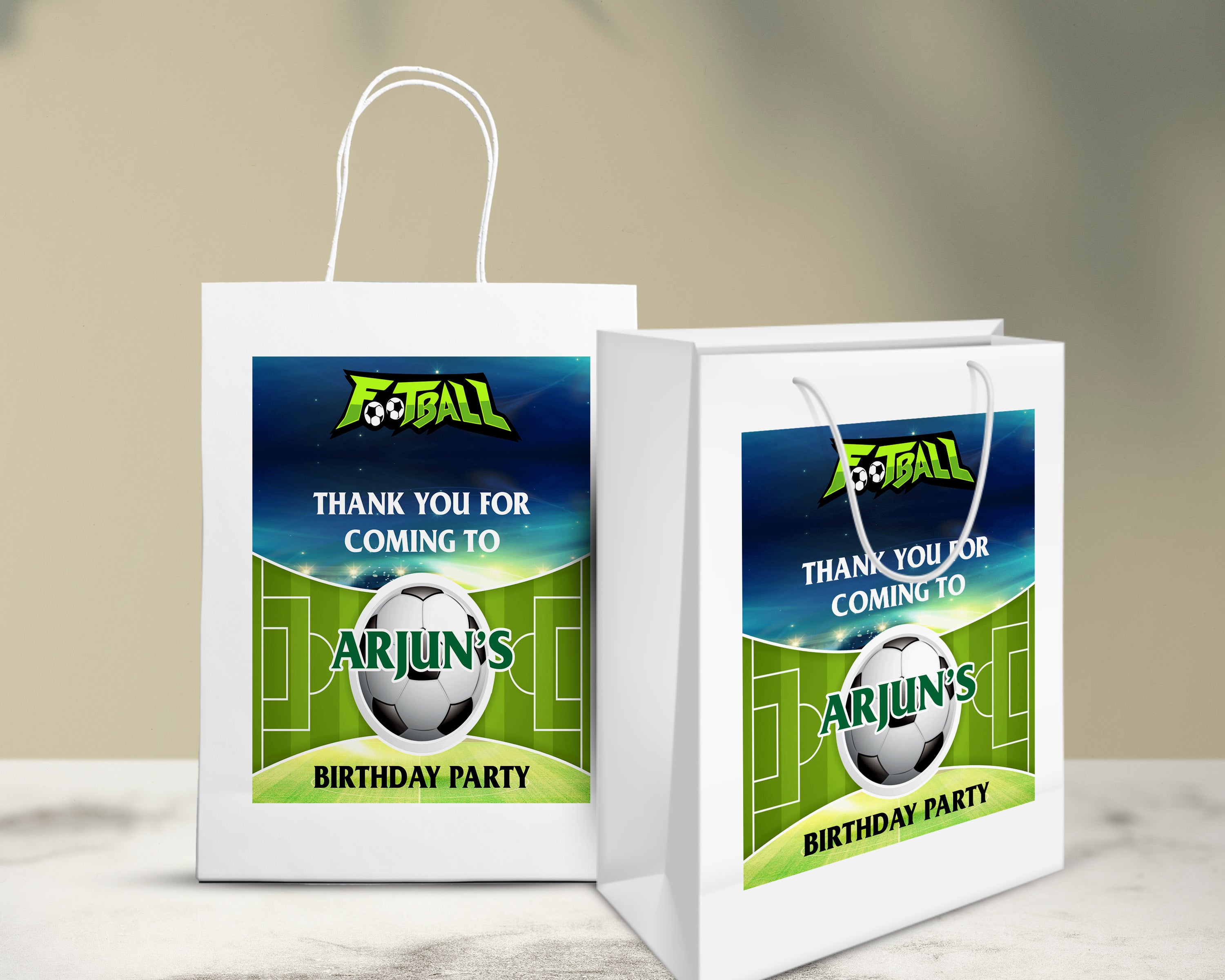 Football Theme Oversized Return Gift Bag