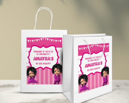 Girl Boss Baby Theme Oversized Return Gift Bag
