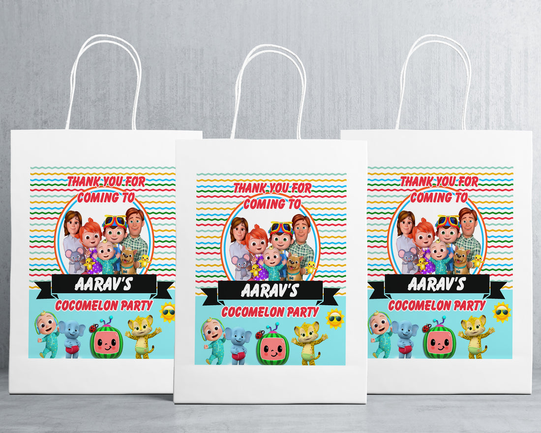 Cocomelon Boy Theme Oversized Return Gift Bag