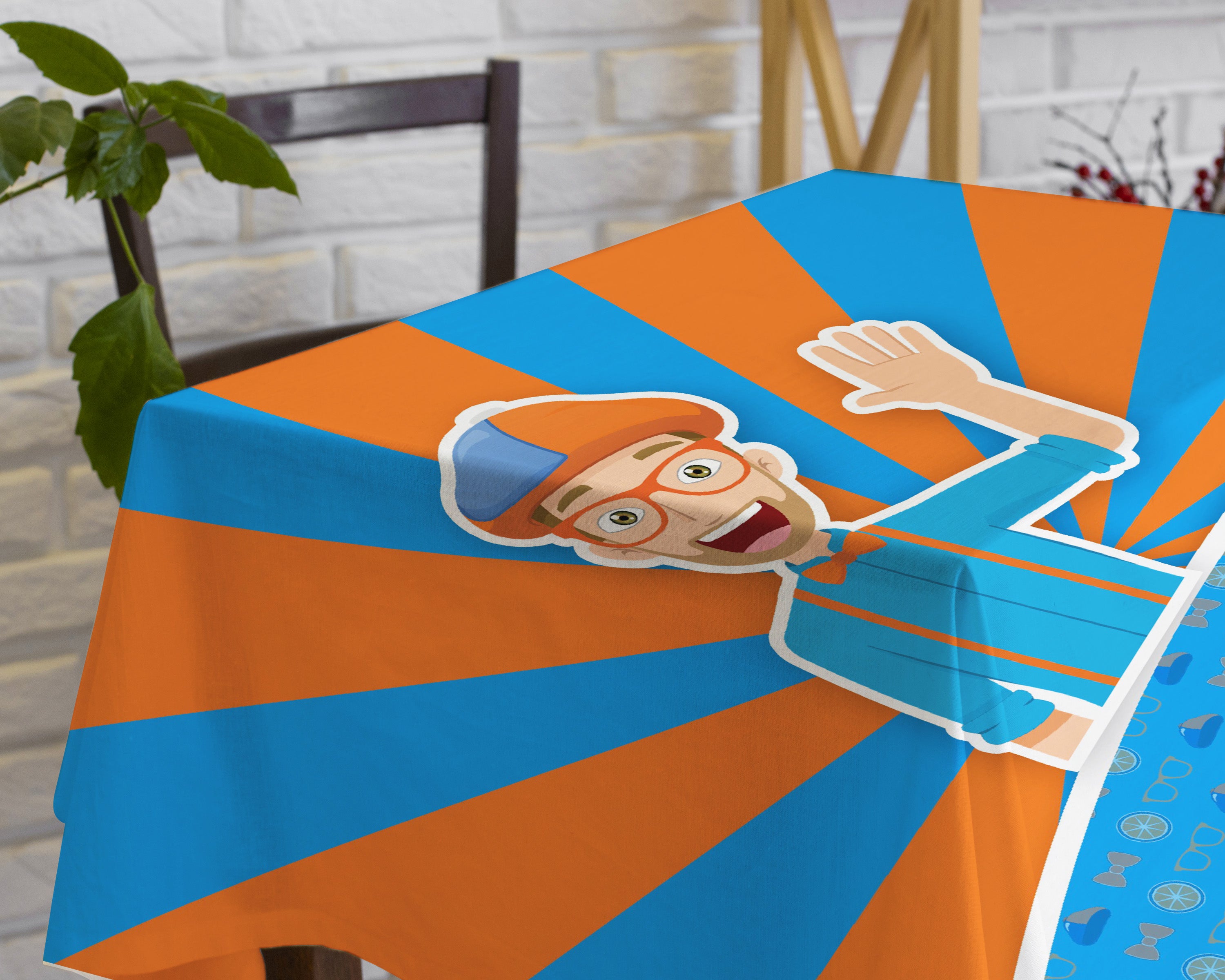 Blippi Theme Cake Tablecover - image 2 of 4 | Party Supplies India