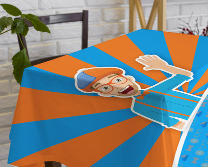 Blippi Theme Cake Tablecover - image 2 of 4 | Party Supplies India