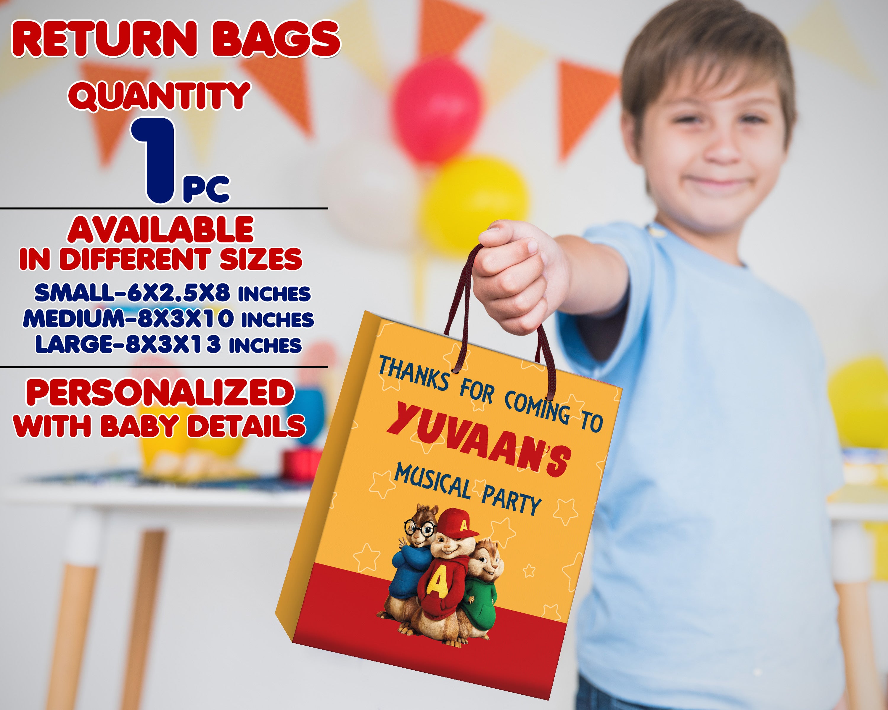 Alvin the Chipmunks Theme Return Gift Combo